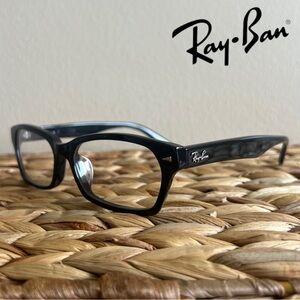 Ray-Ban High quality Blue-light blocking glasses Simple and Classic Black frame